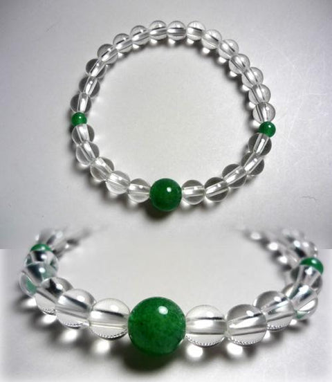 Birthstone bracelet for May - Aventurine (Indian jade)