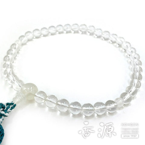 Women's prayer beads, quartz, 7mm beads, blue moonstone, limited edition, item number: C