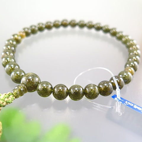 Women's Rosary, Green Garnet, 8mm beads, Limited Edition