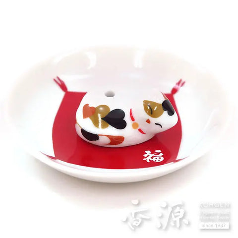 Incense plate with incense stand