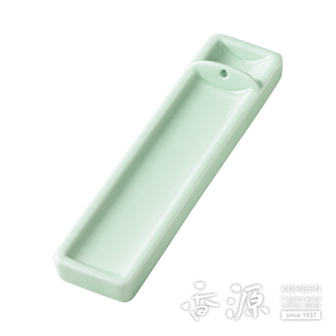 Long incense plate