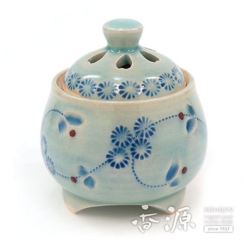 Kyoto ware incense burner
