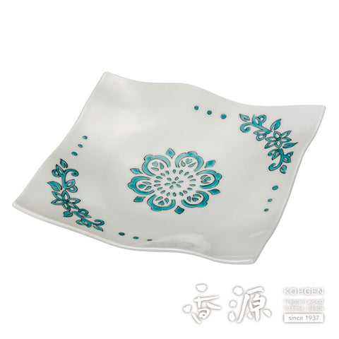 Kutani ware plate