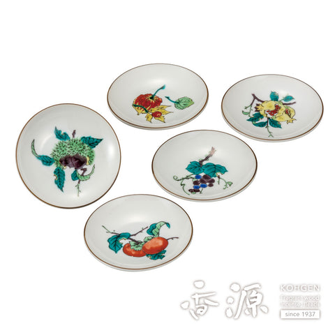Kutani ware plate set