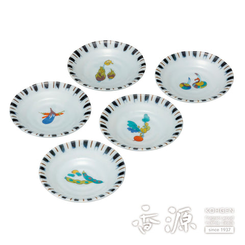 Kutani ware plate set