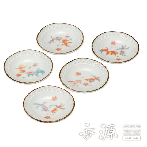 Kutani ware plate set