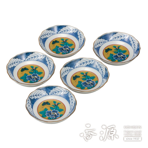 Kutani ware plate set