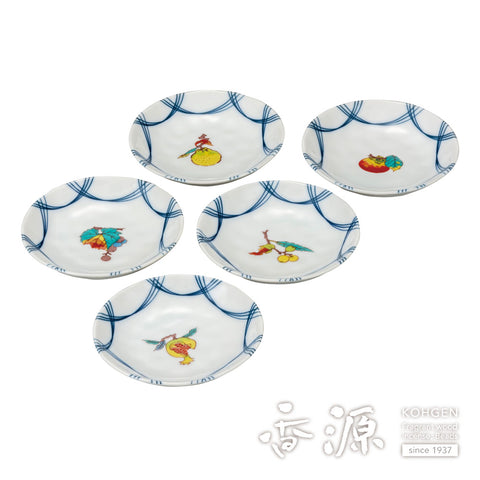 Kutani ware plate set