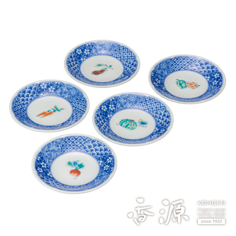 Kutani ware plate set