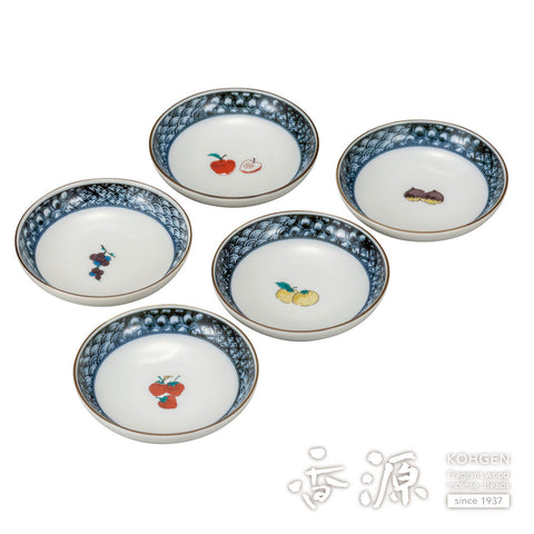 Kutani ware plate set