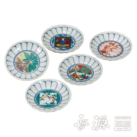 Kutani ware plate set