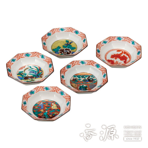 Kutani ware plate set