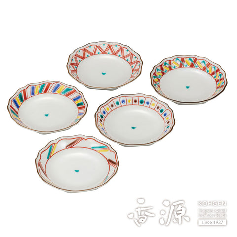 Kutani ware plate set