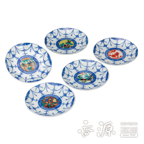 Kutani ware plate set