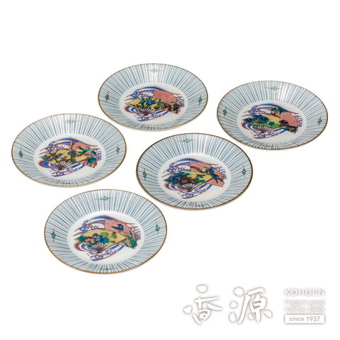 Kutani ware plate set