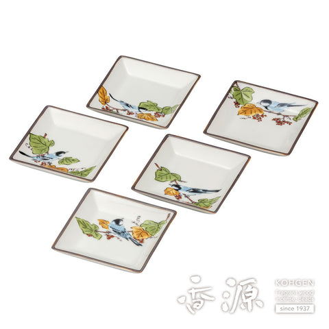 Kutani ware plate set