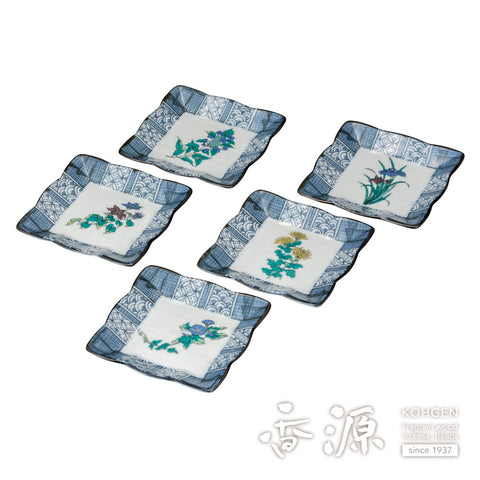 Kutani ware plate set