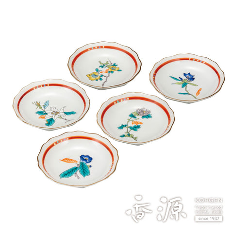 Kutani ware plate set