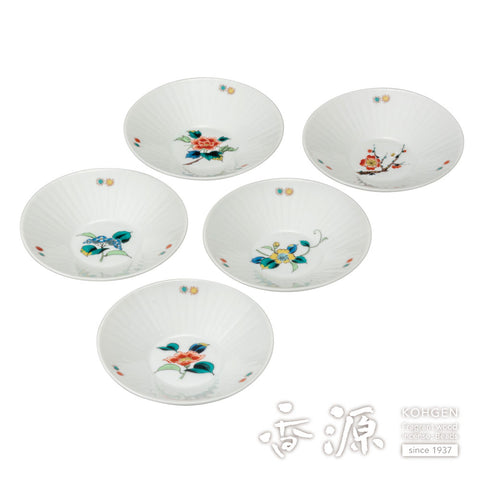 Kutani ware plate set
