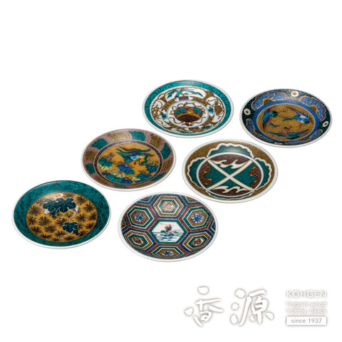 Kutani ware plate set