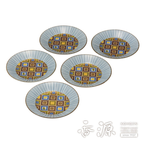 Kutani ware plate set