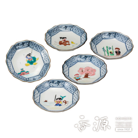 Kutani ware plate set
