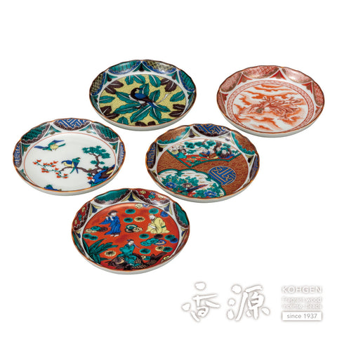 Kutani ware plate set