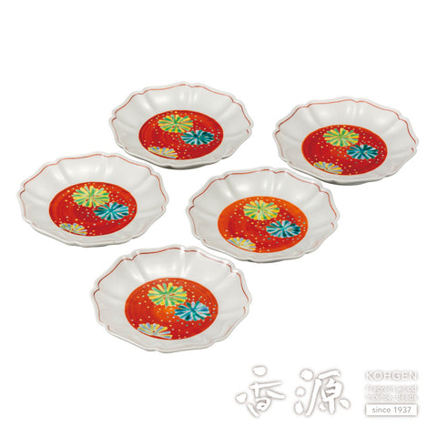Kutani ware plate set