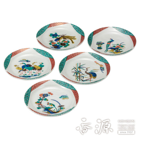 Kutani ware plate set