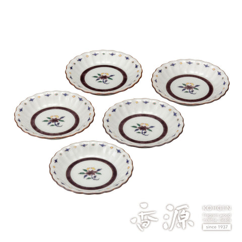 Kutani ware plate set