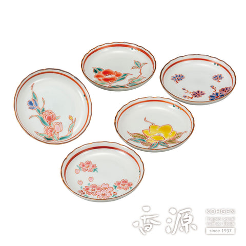 Kutani ware plate set