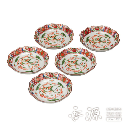 Kutani ware plate set