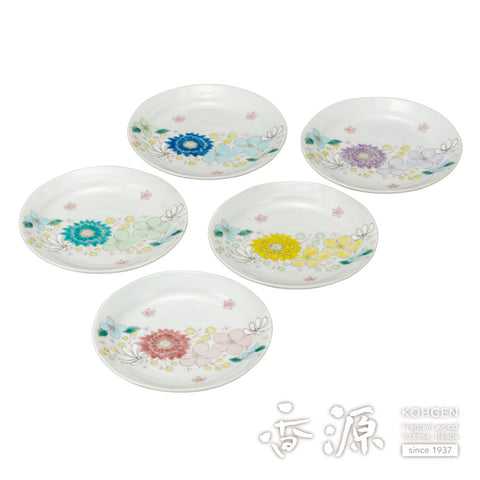 Kutani ware plate set