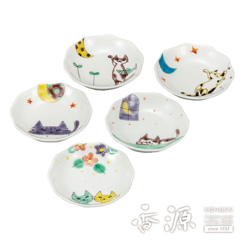 Kutani ware plate set