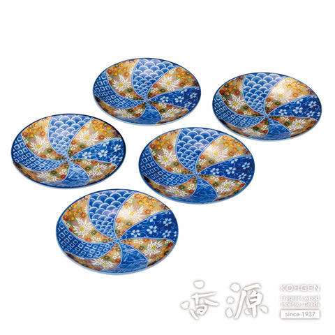 Kutani ware plate set