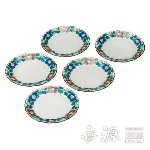Kutani ware plate set