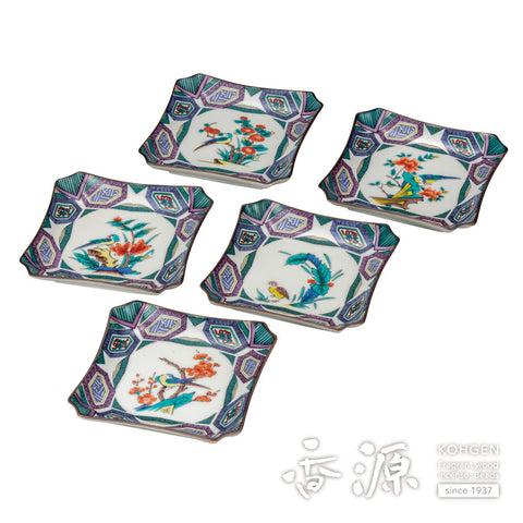Kutani ware plate set