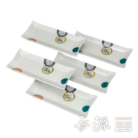Kutani ware plate set
