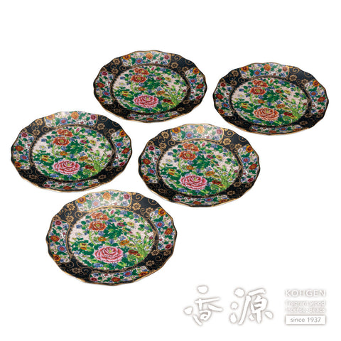 Kutani ware plate set