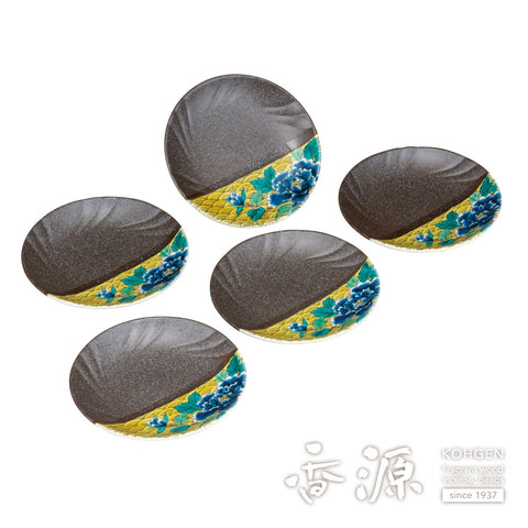 Kutani ware plate set