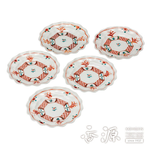 Kutani ware plate set