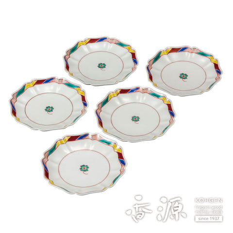 Kutani ware plate set