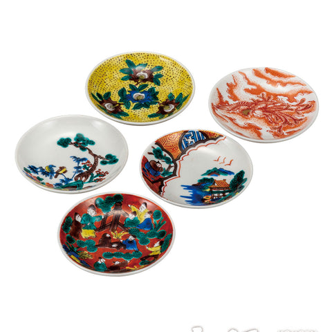 Kutani ware plate set