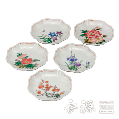Kutani ware plate set