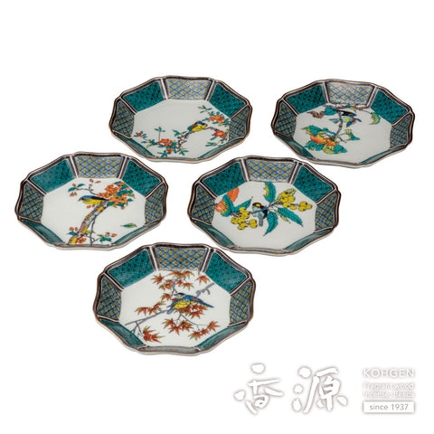Kutani ware plate set