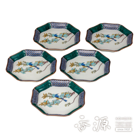 Kutani ware plate set