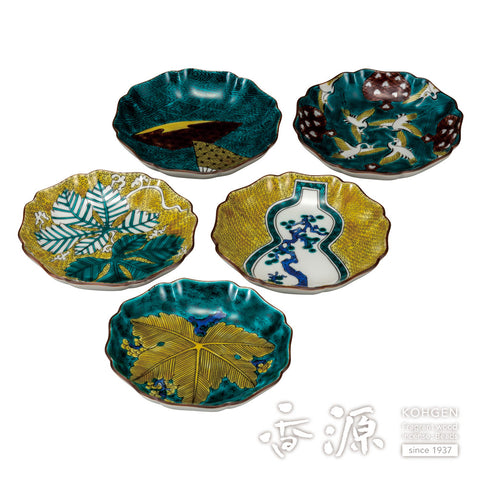 Kutani ware plate set