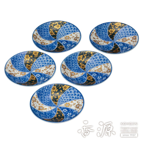Kutani ware plate set