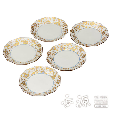 Kutani ware plate set