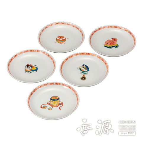 Kutani ware plate set